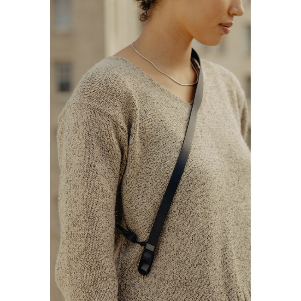 Peak Design Form Leather Camera Strap Standard | Black, 46.7"