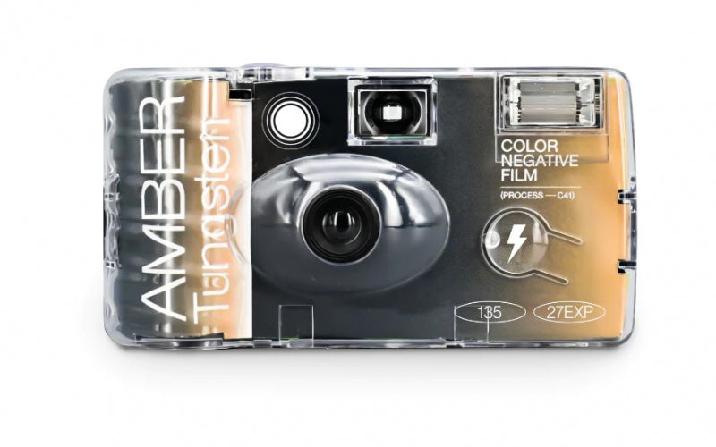 Amber Tungsten T800 Single Use 35mm Film Camera