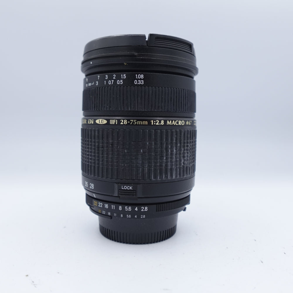 Used Tamron 28-75mm f/2.8 SP AF XR Di LD IF F Mount AI-S Zoom Lens | Black | U8