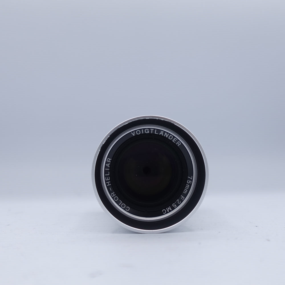Used Voigtlander Color-Heliar 75mm f/2.5 MC M-Mount Lens | Silver | U9