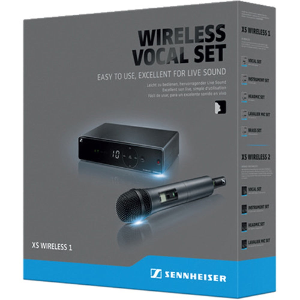 Sennheiser XSW 1-825-A UHF Vocal Set with e825 Dynamic Microphone | A: 548 to 572 MHz  **OPEN BOX**