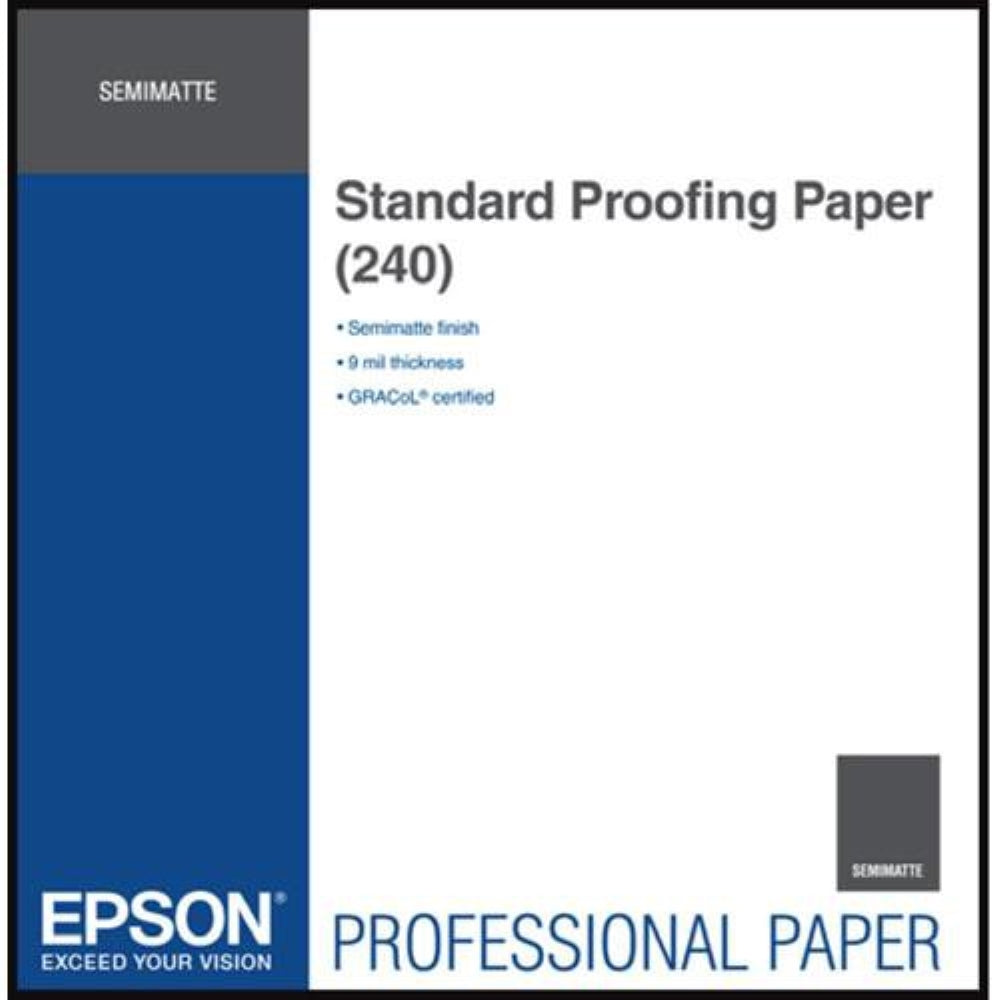 Epson Standard Proofing Semi Matte Inkjet Paper | 17" x 100' Roll