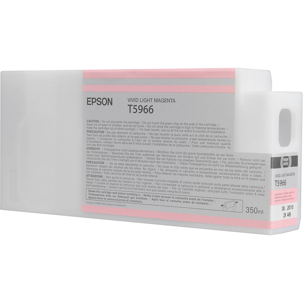 Epson T596600 Vivid Light Magenta UltraChrome HDR Ink Cartridge | 350 mL