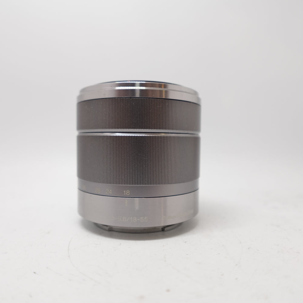 Used Sony 18-55mm f/3.5-5.6 OSS E-Mount Mirrorless Lens | Silver | U9