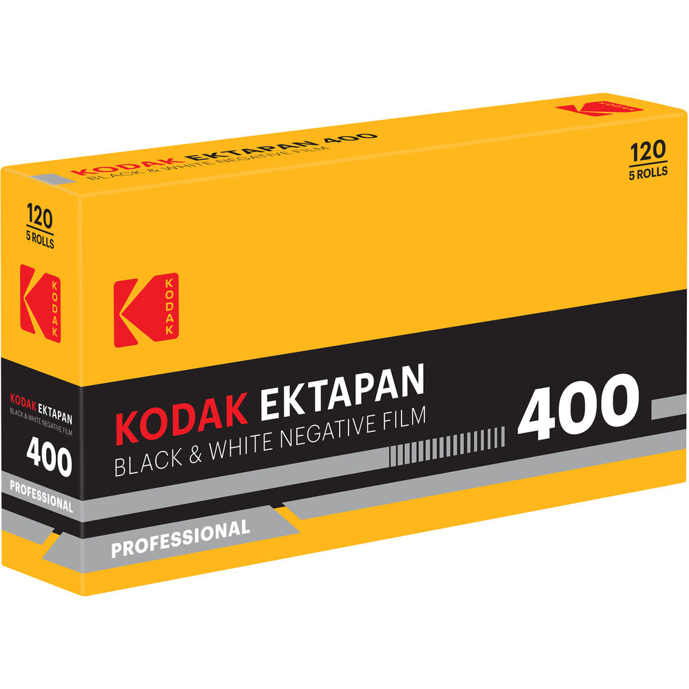 Kodak Ektapan 400 Black and White Negative Film | 120 Roll Film, 5-Pack