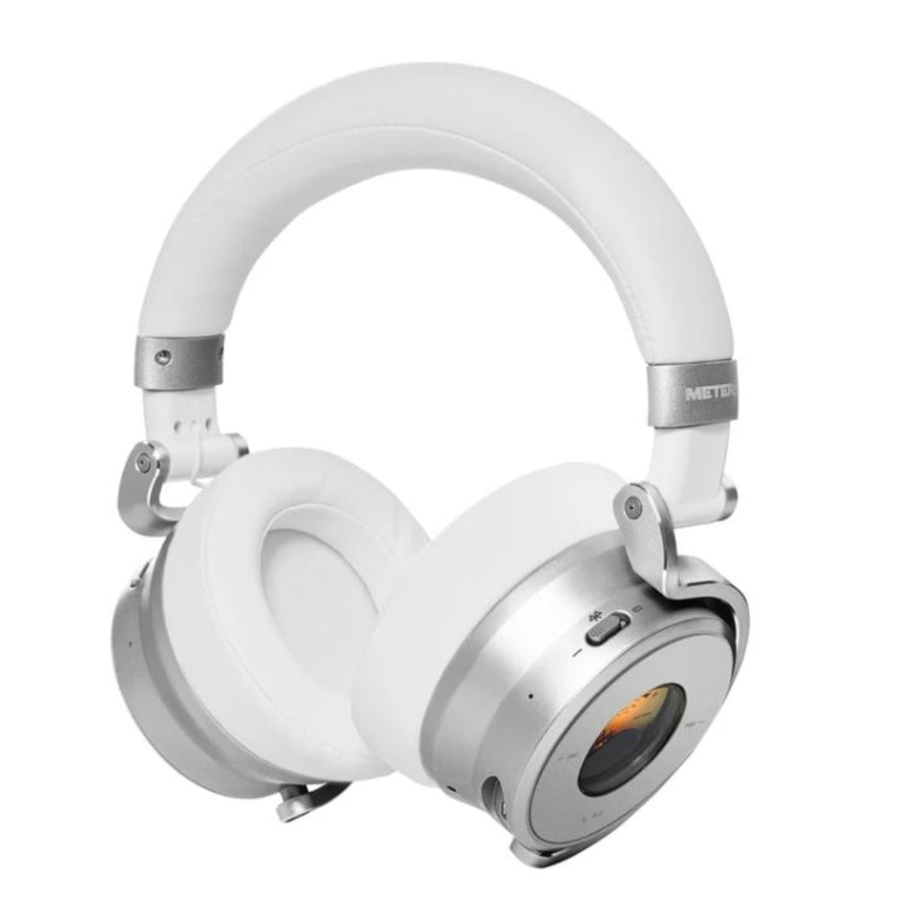 Meters OV-1-B-Connect Over-Ear Active Noise Canceling Bluetooth Headphones | White