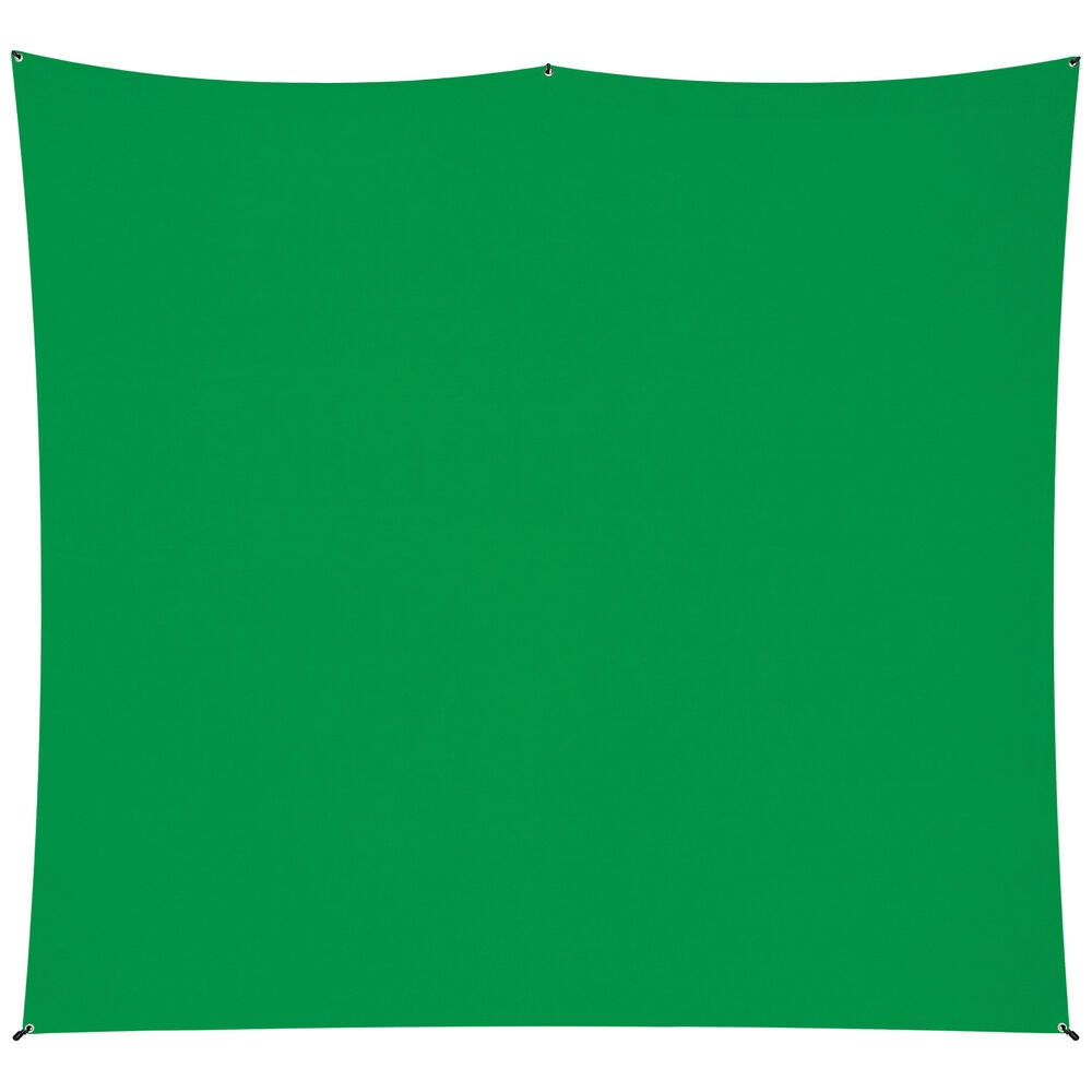 Westcott X-Drop Pro Water-Resistant Backdrop Kit | Chroma-Key Green, 8 x 8'