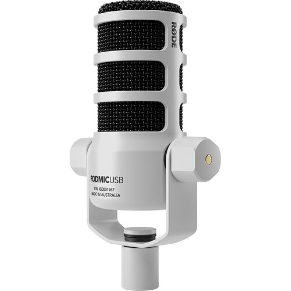 RODE PodMic USB and XLR Dynamic Broadcast Microphone | White