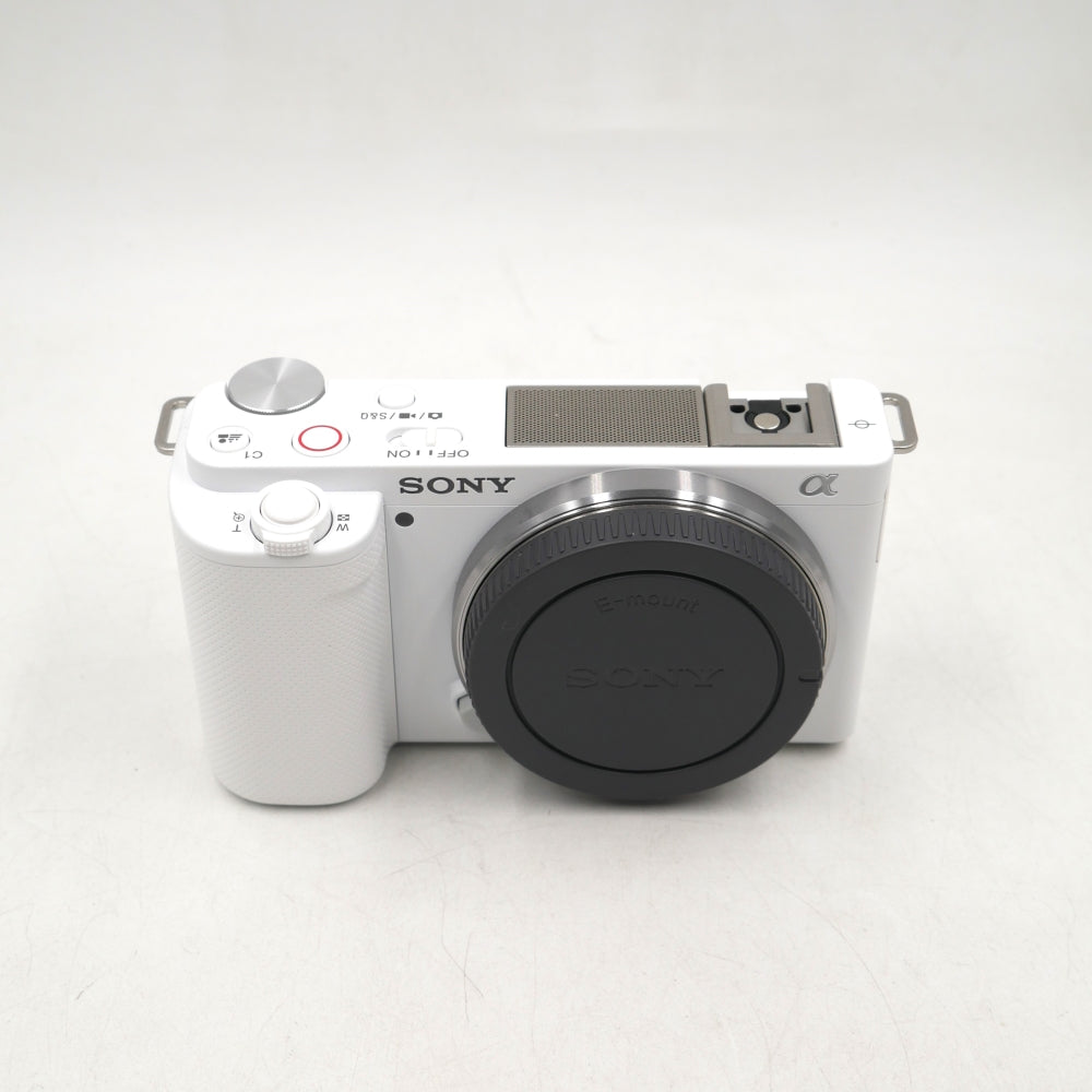 Sony ZV-E10 Mirrorless Camera | Body Only, White  **OPEN BOX**
