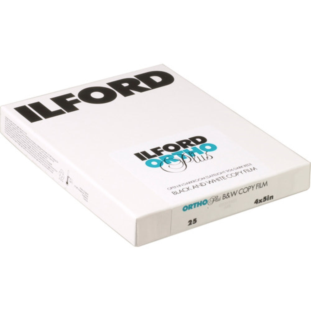 Ilford Ortho Plus Black and White Negative Film | 4 x 5", 25 Sheets