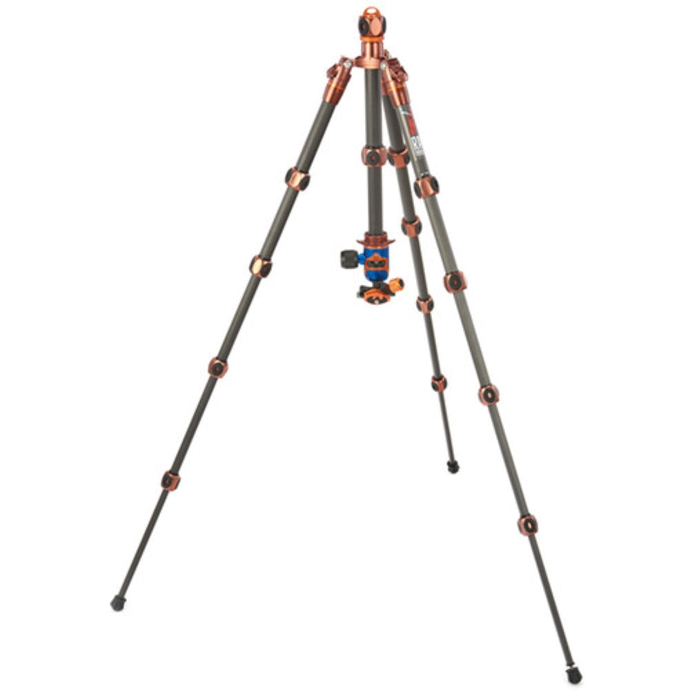 3 Legged Thing Legends Ray Carbon Fiber Tripod with AirHed Vu Ball Head Set | Bronze / Blue