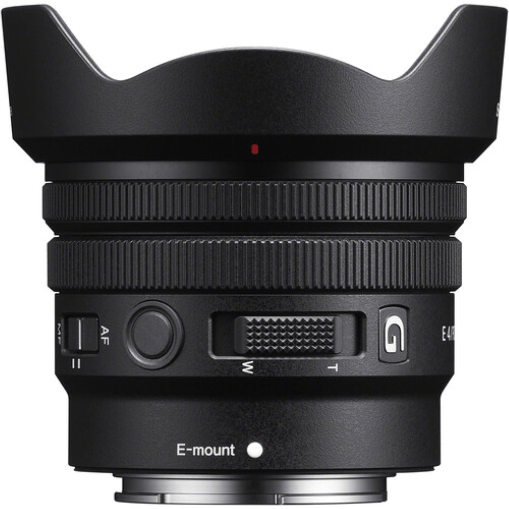 Sony E 10-20mm f/4 PZ G Lens Compatible with Sony E Mount Bundled with 62mm UV Filter + Lens Cap Keeper + Deluxe Cleaning Kit - Blower, Lens Pen, Brush & Case + Microfiber Cleaning Cloth