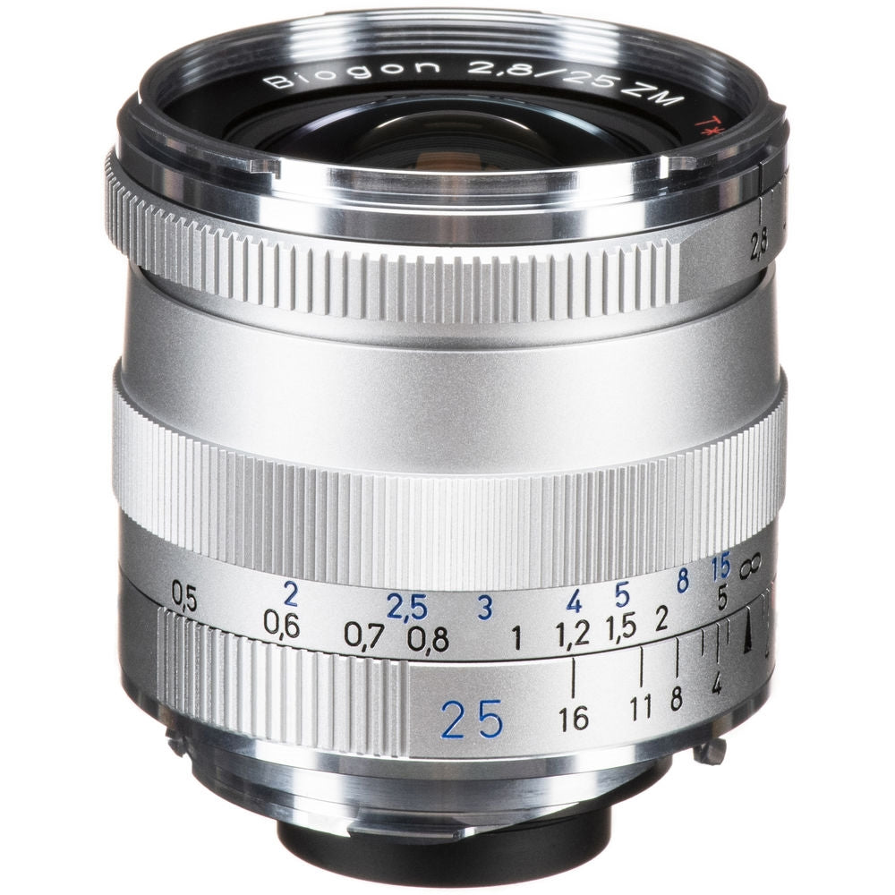 ZEISS Biogon T* 25mm f/2.8 ZM Lens | Silver