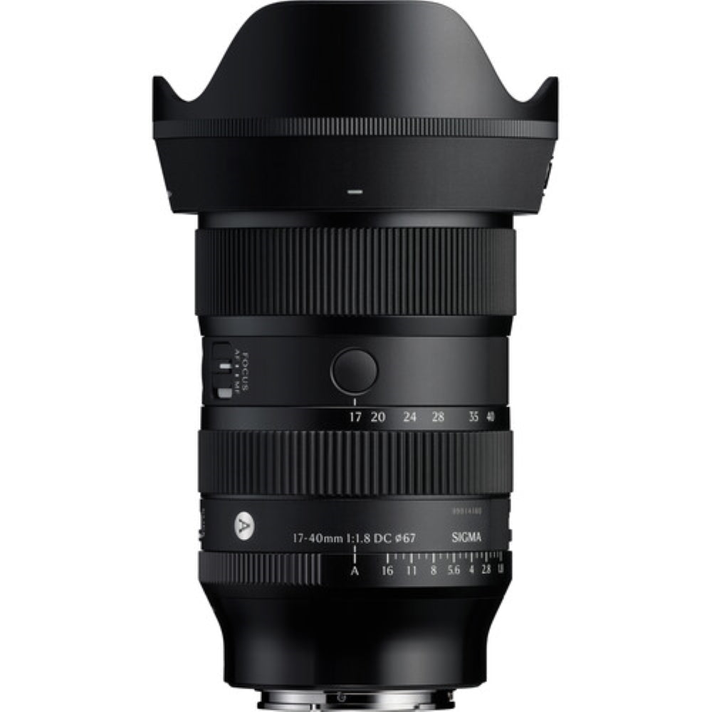 Sigma 17-40mm f/1.8 D.C. Art Lens Compatible with Sony E Mount (APS-C) Bundle with 67mm UV Filter + Lens Cap Keeper + Cleaning Kit + Cleaning Cloth (5 Items)