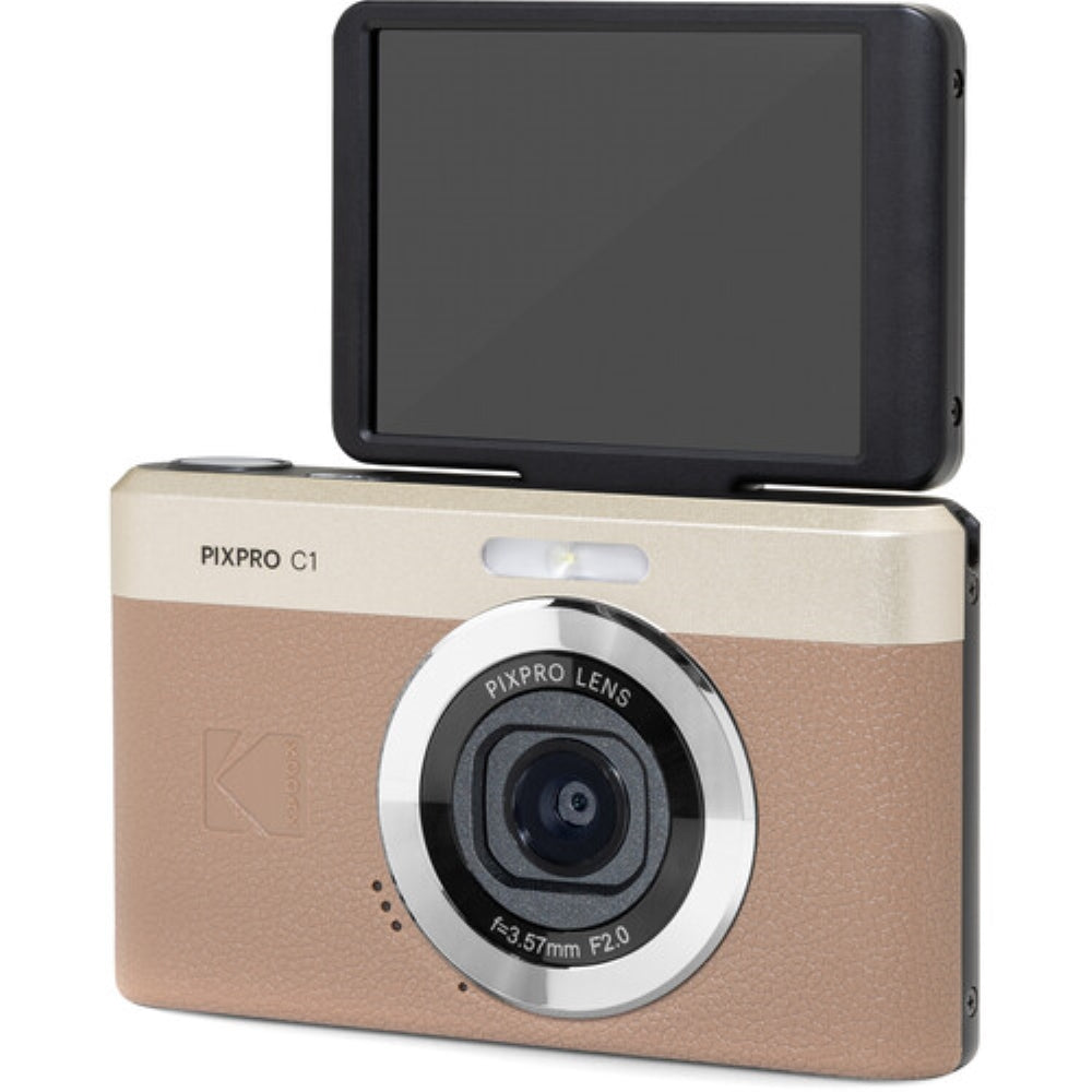 Kodak PIXPRO C1 Compact Digital Camera | Brown