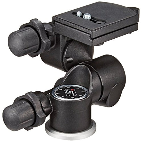 Manfrotto 410 3-Way, Geared Pan-and-Tilt Head with 410PL Quick Release Plate