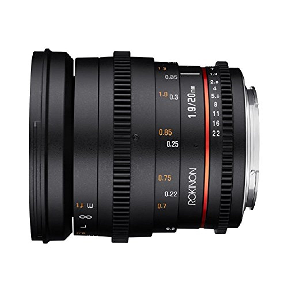 Rokinon 20mm T1.9 Cine DS Lens for Canon EF