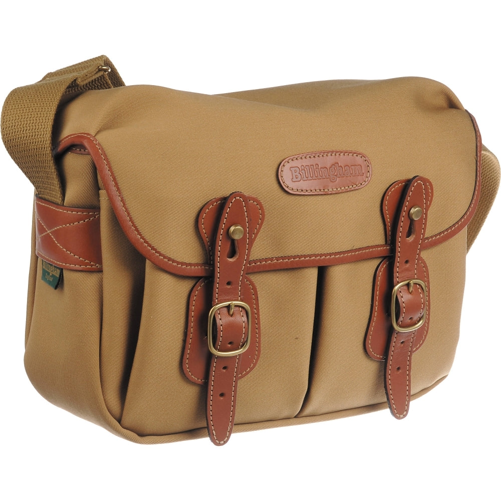 Billingham Small Hadley Shoulder Bag | Khaki with Tan Leather Trim