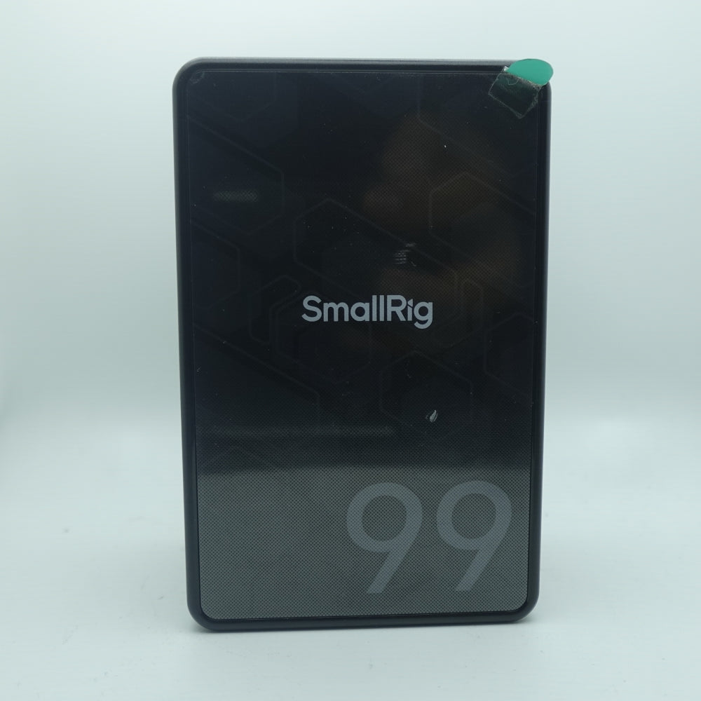 Used SmallRig VB99 Mini Rechargeable V-Mount Battery with 15mm Dual Rod Clamp & Battery Plate | Black & Red | U8