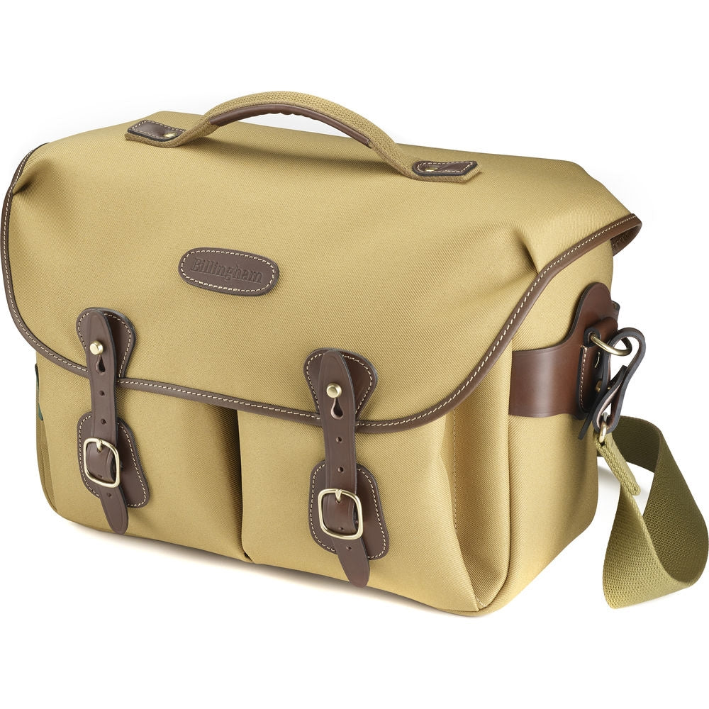 Billingham Hadley One Camera Bag | Khaki FibreNyte with Chocolate Leather