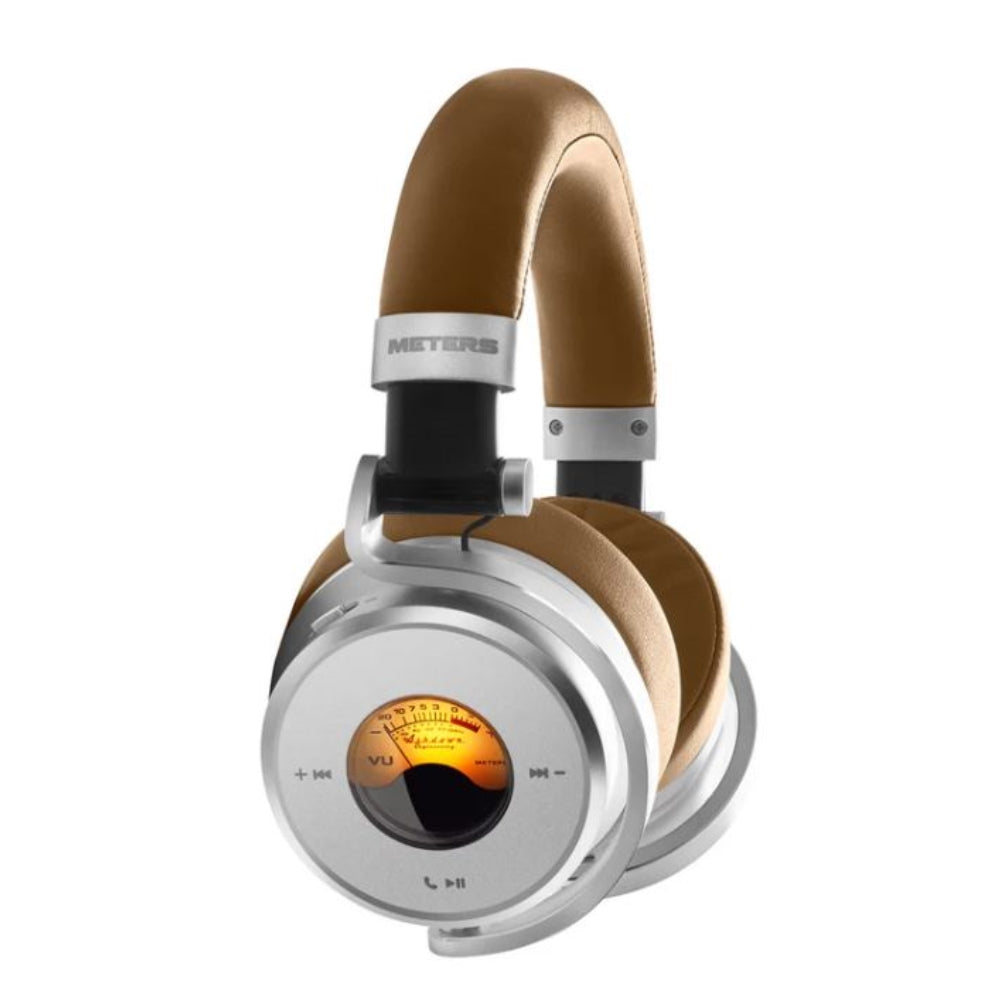 Meters OV-1-B-Connect Over-Ear Active Noise Canceling Bluetooth Headphones | Tan