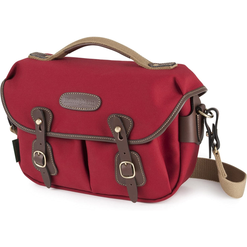 Billingham Hadley Small Pro Camera Bag | Burgundy Canvas/Chocolate