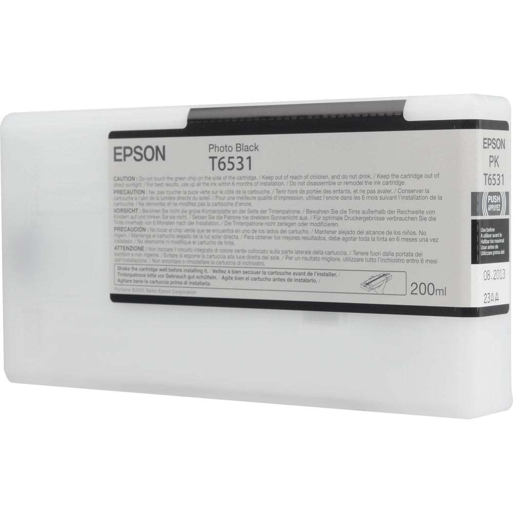 Epson Ultrachrome Ink for the Epson Stylus Pro 4900 Inkjet Printer | Photo Black, 200ml