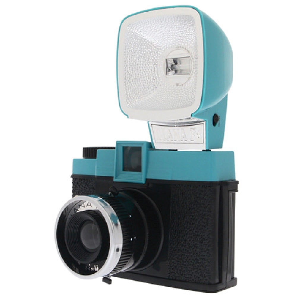 Lomography Diana F+ Film Camera and Flash | Teal/Black