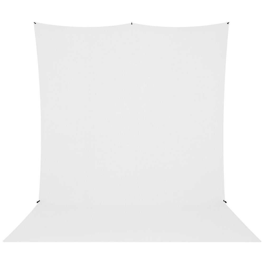 Westcott X-Drop Pro Water-Resistant Backdrop Sweep Kit | High-Key White, 8 x 13'