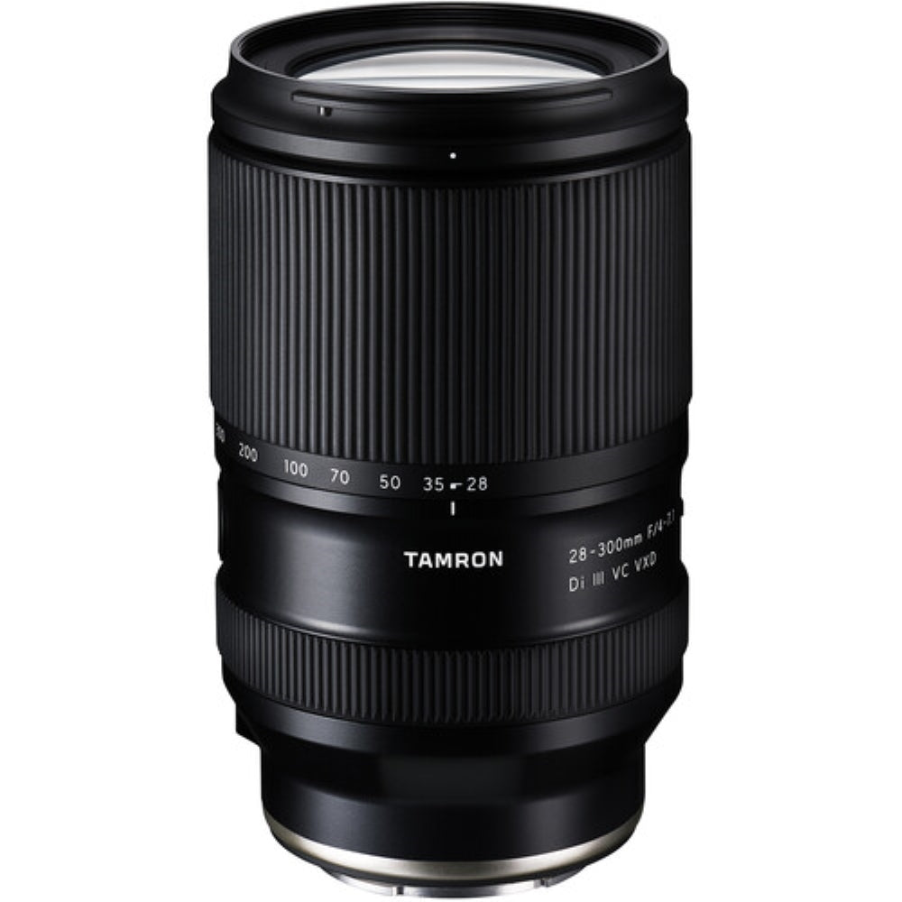 Tamron 28-300mm f/4-7.1 Di III VC VXD Lens Compatible with E Mount (Full Frame) Bundle with Tiffen Filter Set + Lens Cap Keeper + Cleaning Kit + Cleaning Cloth (5 Items)