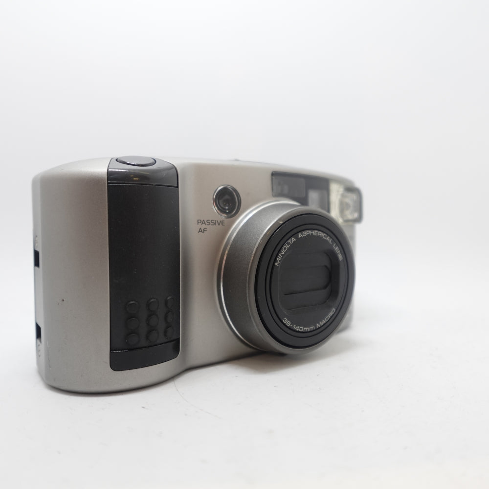 Used Minolta Freedom Zoom 140 EX 35mm Point and Shoot Camera | Grey | U9