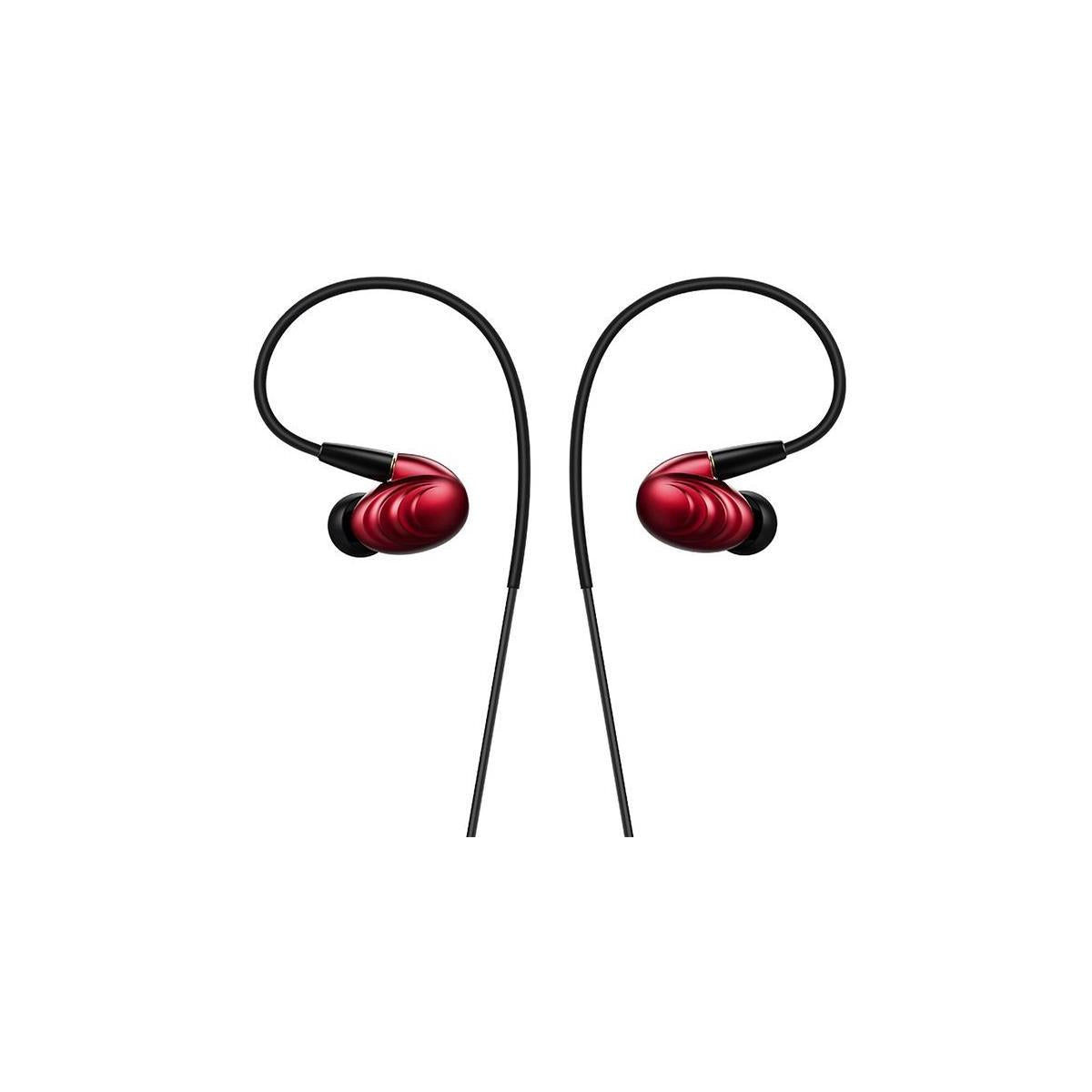 FiiO F9 Dynamic Hybrid Earphone w/Detachable Cables | Red