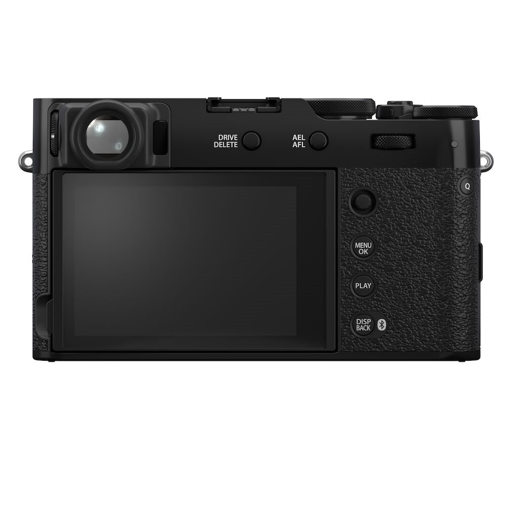 FUJIFILM X100VI Digital Camera | Black Bundled with 64GB Memory Card + iT30Pro F TTL Mini Flash + Cleaning Kit - Blower, Lens Pen, Brush & Case + Cloth (5 Items)