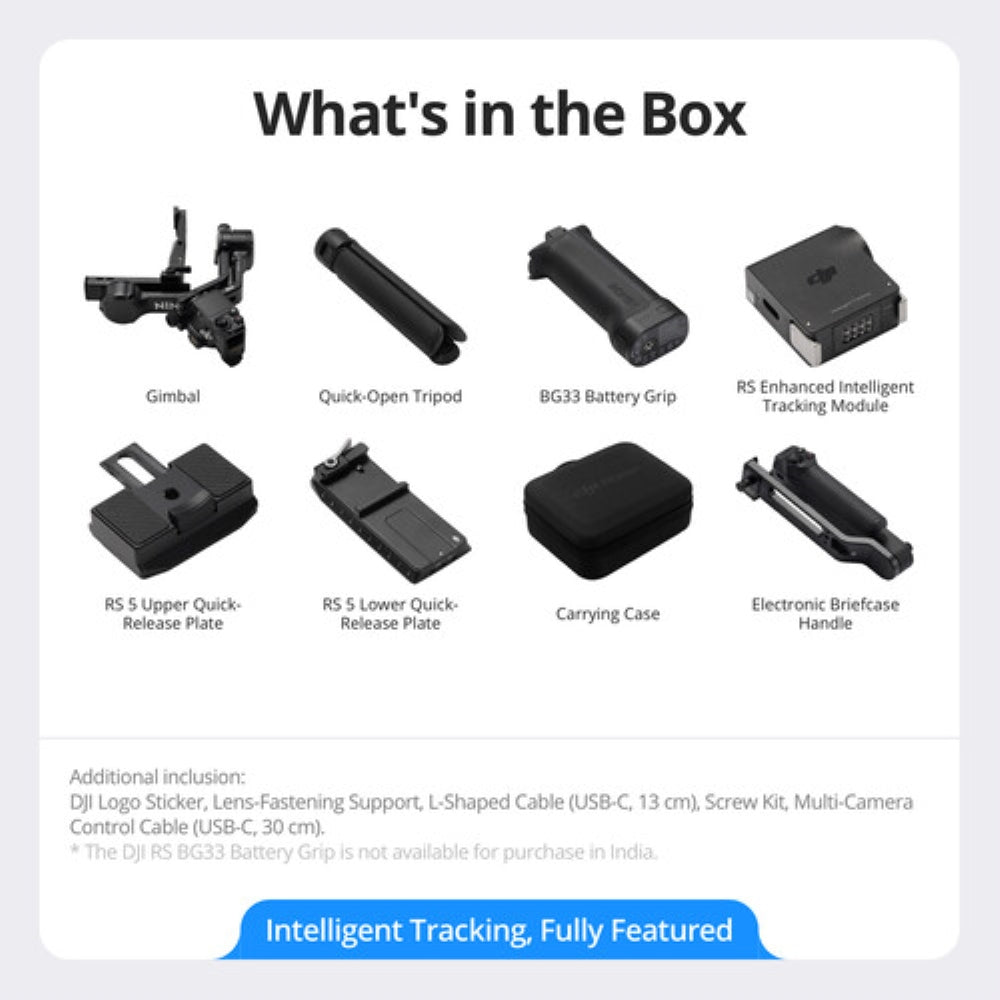 DJI RS 5 Gimbal Combo Kit with AI Tracking Module & Briefcase Handle