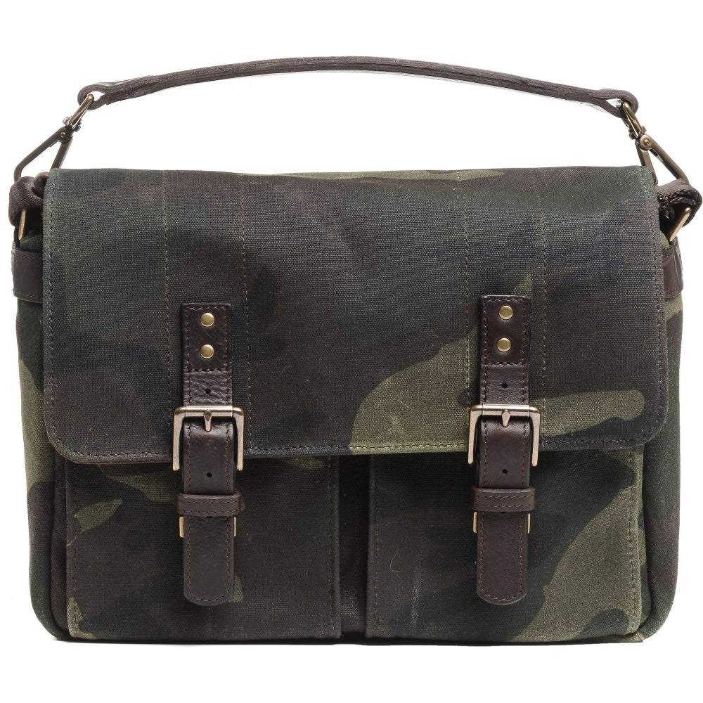 ONA Prince Street Camera Messenger Bag | Camouflage, Waxed Canvas