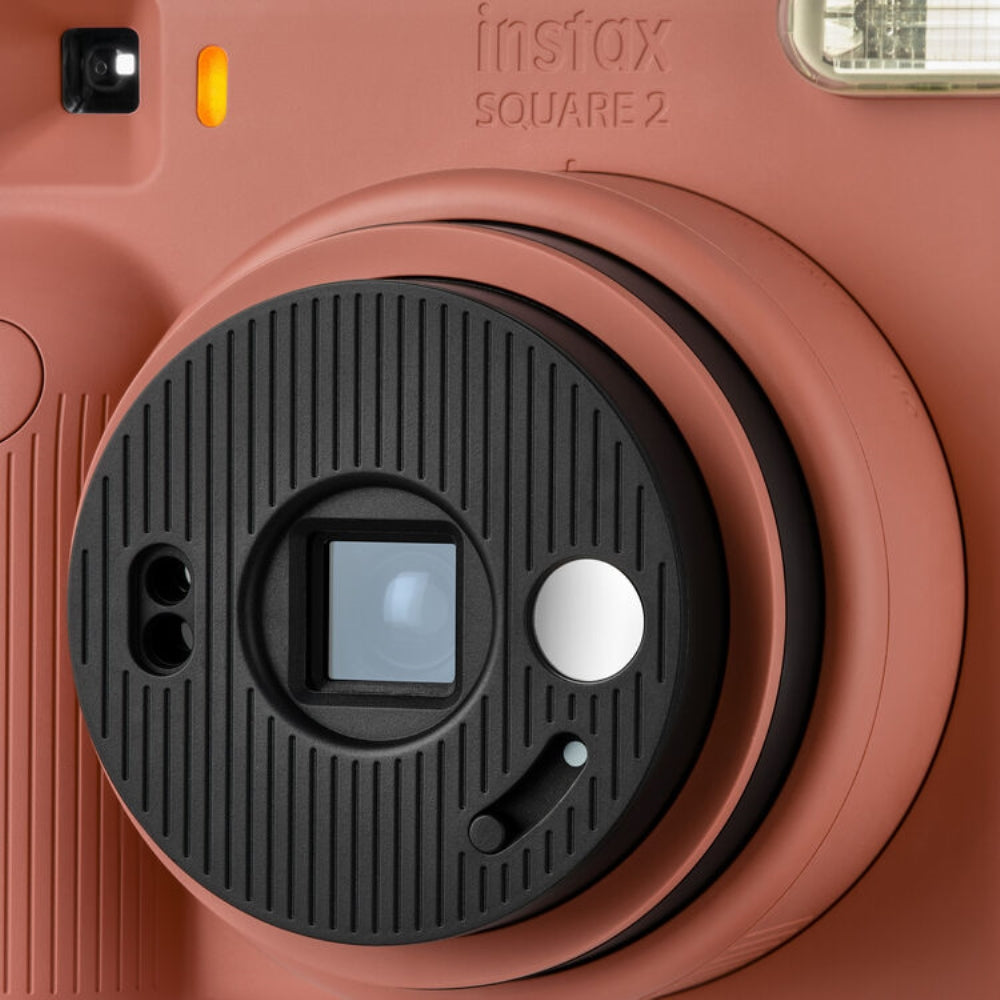 FUJIFILM instax SQUARE 2 Instant Film Camera | Brick Red