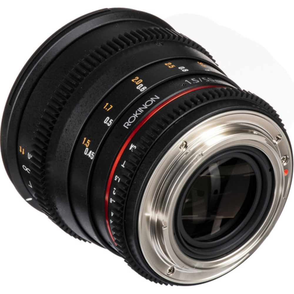 Rokinon 50mm T1.5 AS UMC Cine DS Lens for Canon EF Mount