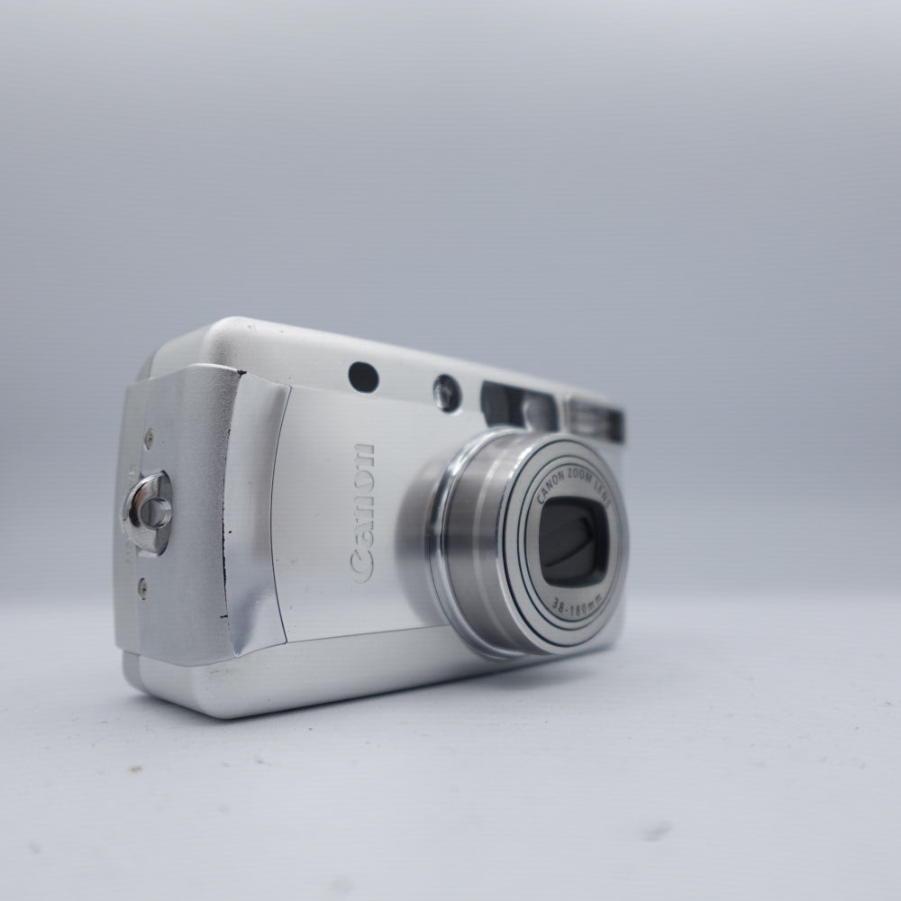 Used Canon Sure Shot 80u 35mm Point and Shoot Camera | Silver | U9