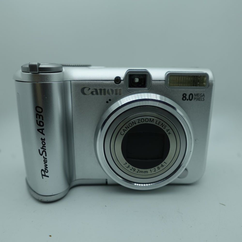 Used Canon PowerShot A630 Digital Point and Shoot Camera | Silver | U8