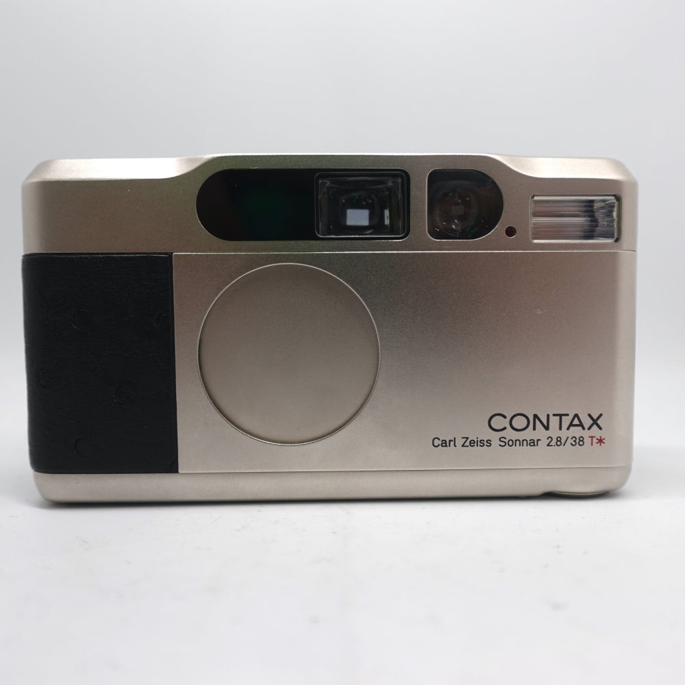 Used Contax T2 35mm Point and Shoot Camera | Special Anniversary Platinum | U9