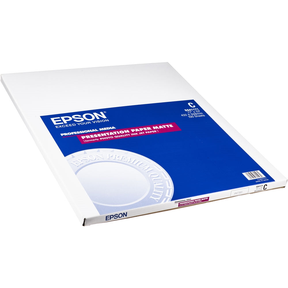 Epson Presentation Paper Matte | A2 16.5 x 23.4", 30 Sheets