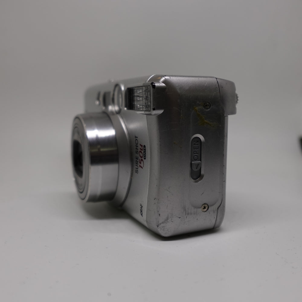 Used Canon Sure Shot 150u 35mm Point and Shoot Camera | Silver | U8+