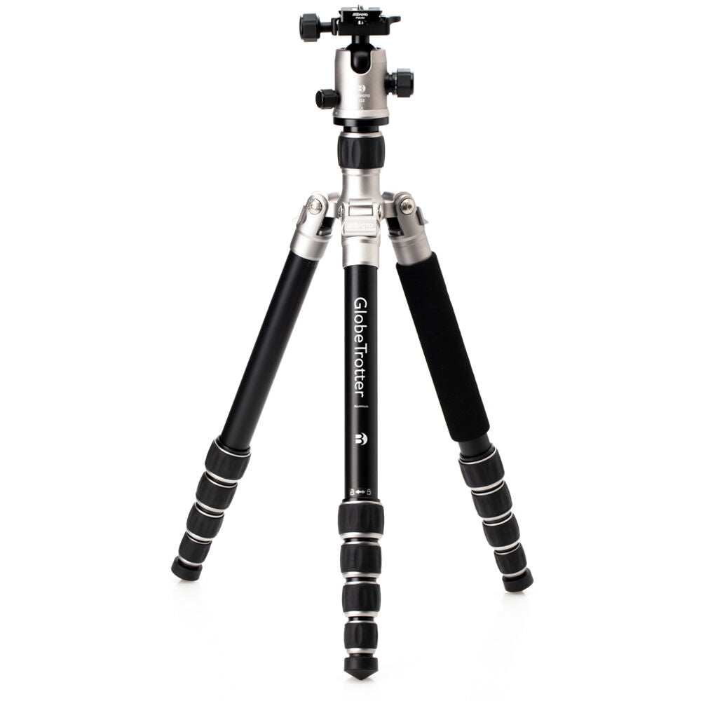 Benro MeFoto GlobeTrotter Aluminum Travel Tripod Kit | Titanium