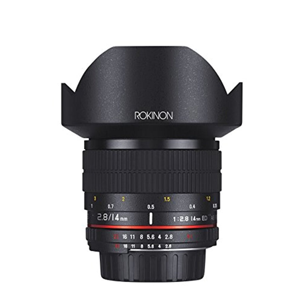 Rokinon 14mm f/2.8 IF ED UMC Lens For Nikon with AE Chip