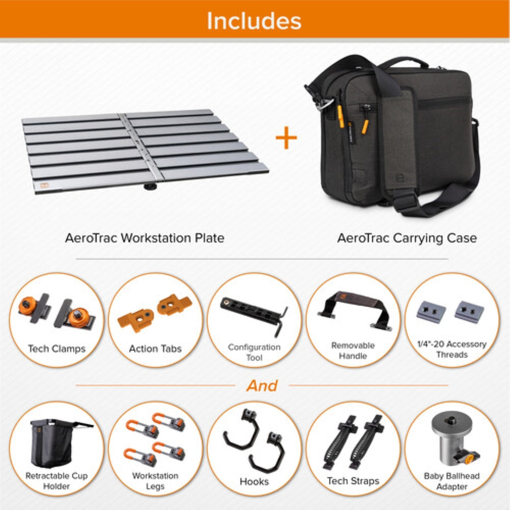 Tether Tools AeroTrac Workstation Pro Kit + Carry Case