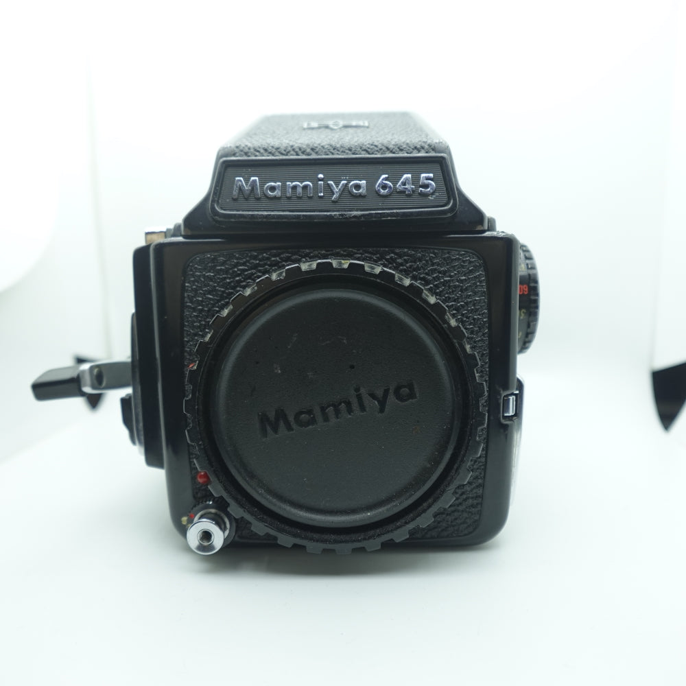Used Mamiya 645 Medium Format Camera Body w/ AE Prism Viewfinder | Black | U9