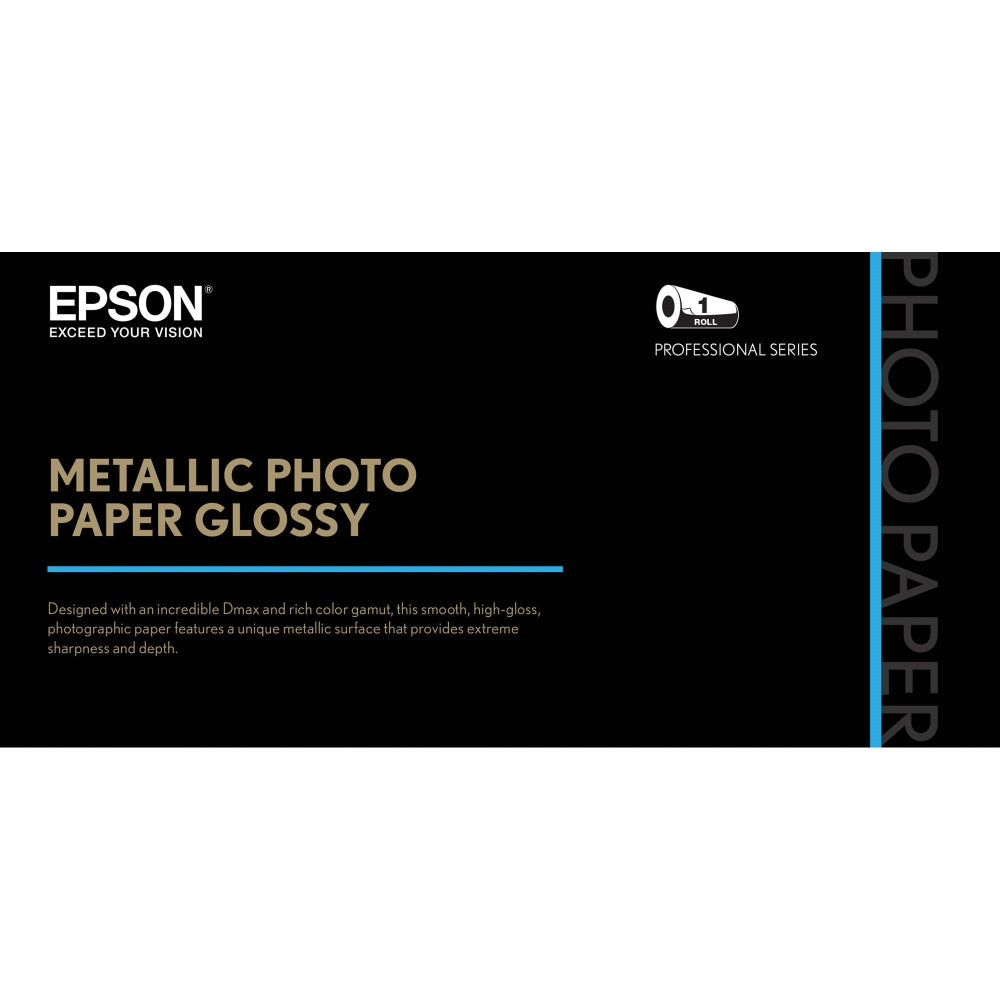 Epson Metallic Photo Paper Glossy | 36" x 100' Roll