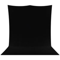 Westcott X-Drop Pro Fabric Backdrop Sweep Kit | Rich Black, 8 x 13'