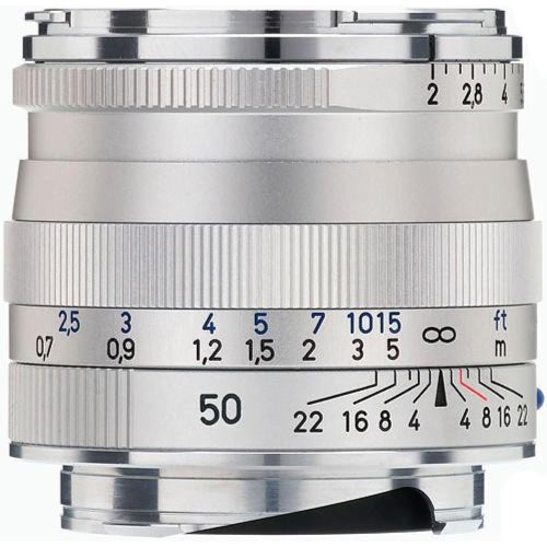 ZEISS Planar T* 50mm f/2 ZM Lens | Silver