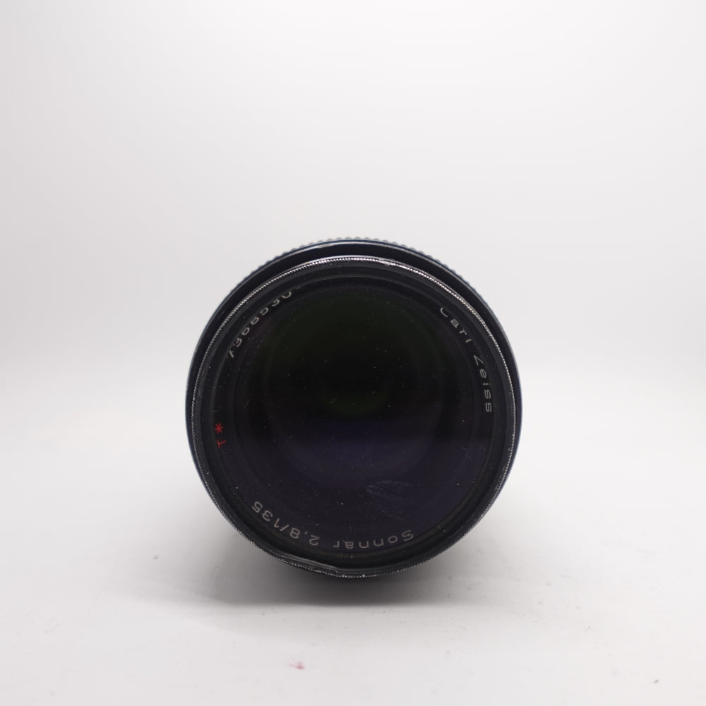 Used Contax Sonnar f/2.8 135mm T* Carl Zeiss Telephoto Lens | Black | U9
